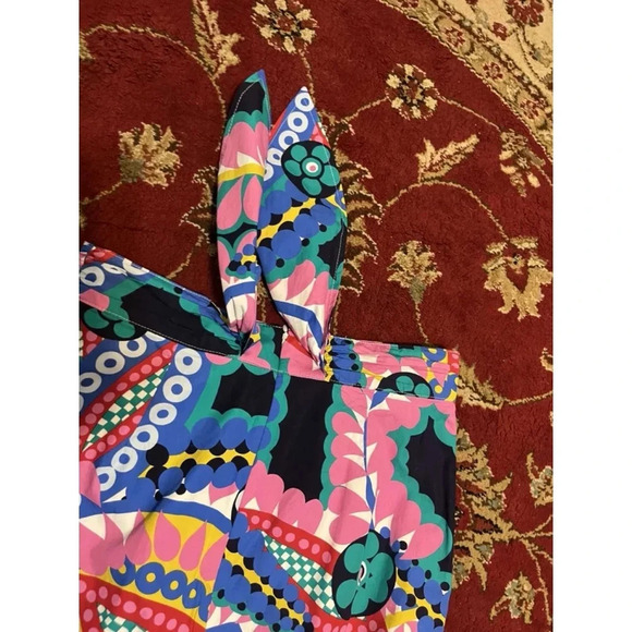 J. Crew Tie-back tulip skirt in colorful Ratti kaleidoscope floral Size 8 - Picture 8 of 8